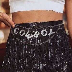 BRAND NEW Cowboy Chain Belt